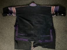 画像5: 貴州省・革一苗族（ge yi miao）木綿藍染・刺繍ジャケット　（アンティーク）老奶奶的衣服 (5)