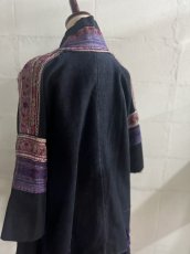画像13: 貴州省・革一苗族（ge yi miao）木綿藍染・刺繍ジャケット　（アンティーク）老奶奶的衣服 (13)