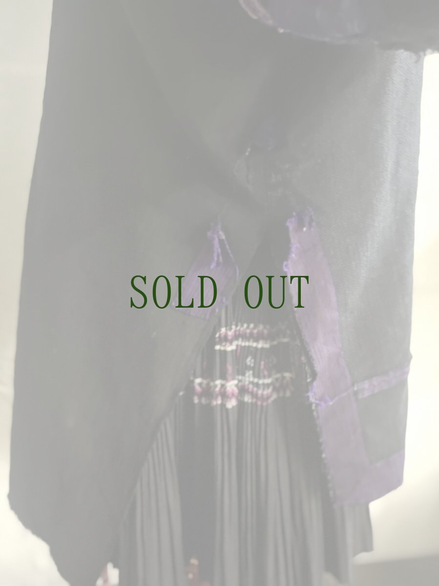 画像14: 貴州省・革一苗族（ge yi miao）木綿藍染・刺繍ジャケット　（アンティーク）老奶奶的衣服 (14)