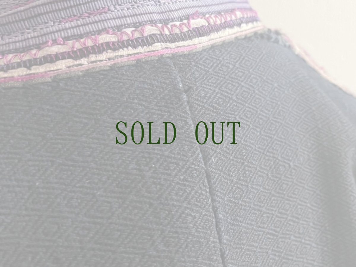 画像16: 貴州省・革一苗族（ge yi miao）木綿藍染・刺繍ジャケット　（アンティーク）老奶奶的衣服 (16)