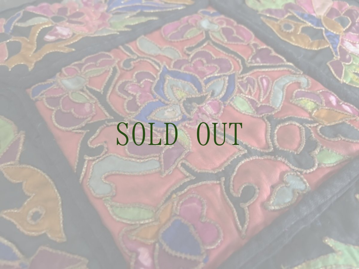 画像10: 貴州省三都水族（shui ・スイ族）背帯（おんぶ布・おくるみ）　アンティーク (10)