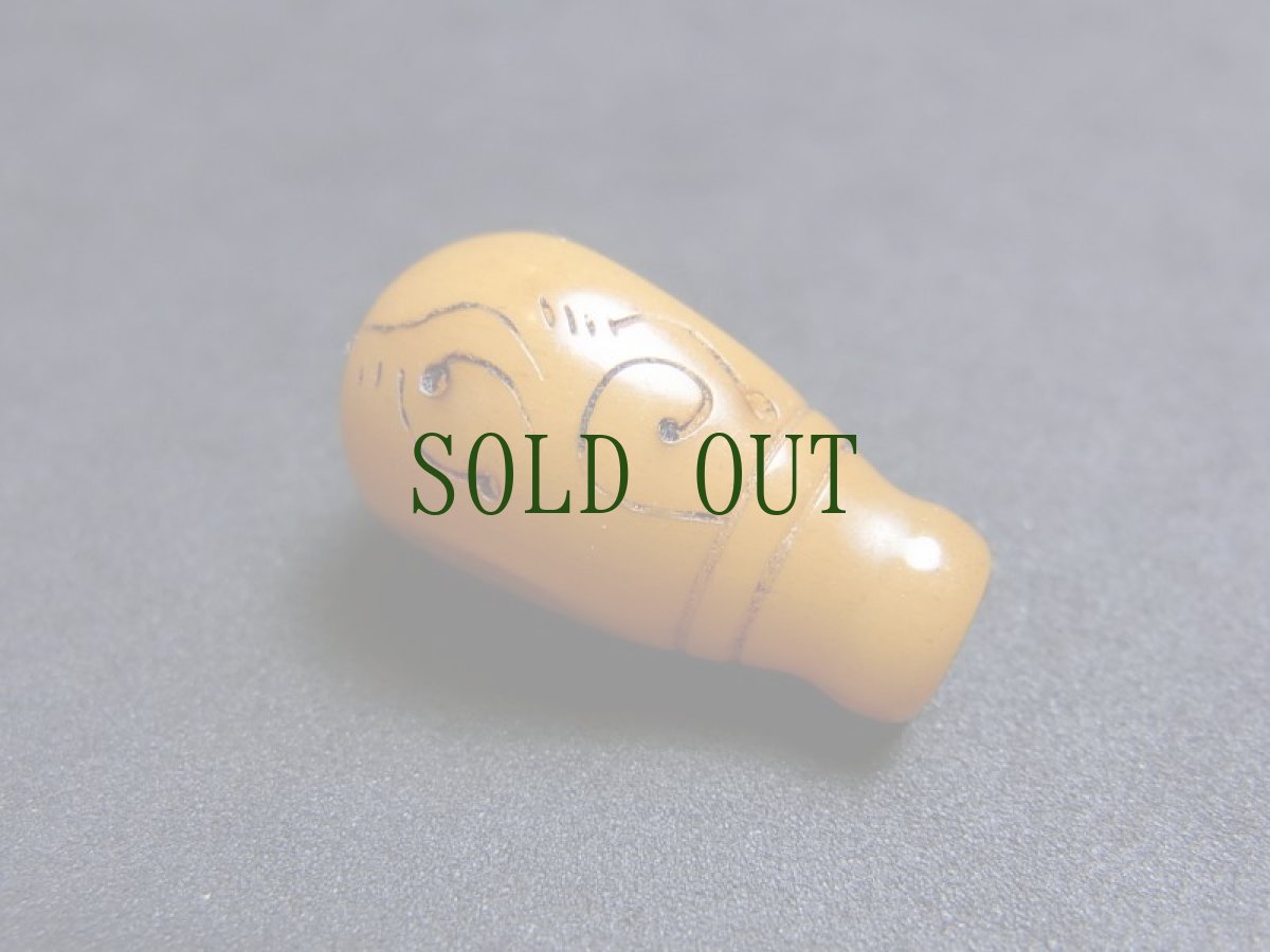 画像3: グル玉　(数珠用親玉)　チベタンＭＡＬＡパーツ　羚羊骨製　 (3)