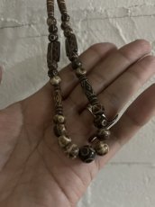画像11: ミゾラムのパムテックビーズの一連ネックレス（Old Puntek beads Mizzoram Burma） (11)