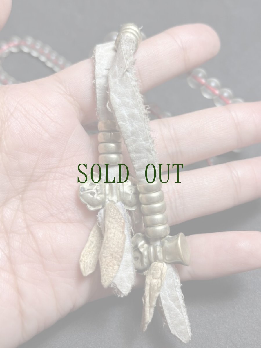 画像8: チベット・水晶玉とカウンターの御数珠　( TIbetan old crystal beads  mala )　108 玉 ビンテージ (8)