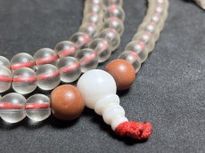 画像3: チベット・水晶玉とカウンターの御数珠　( TIbetan old crystal beads  mala )　108 玉 ビンテージ (3)