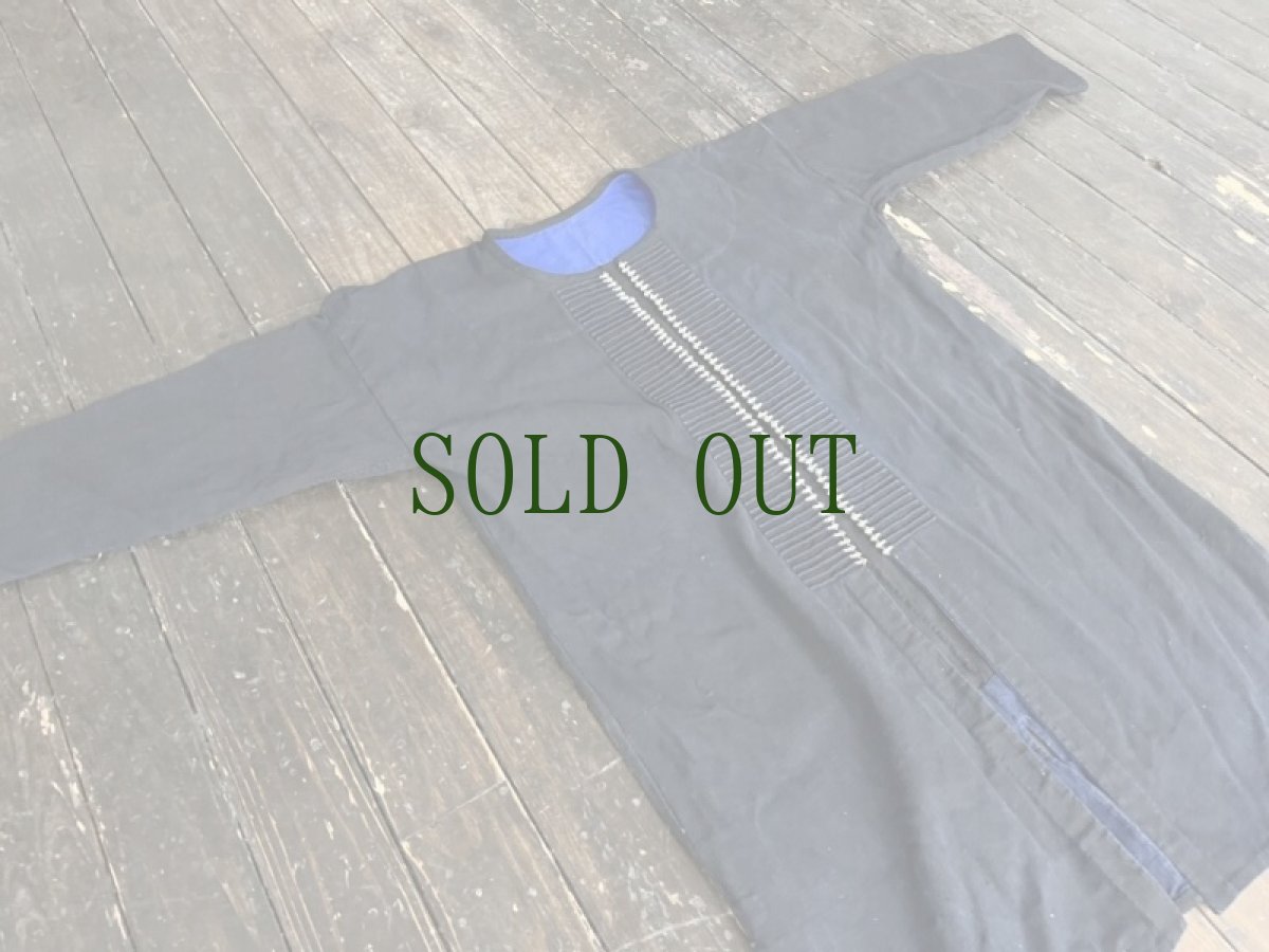 画像7: 雲南省金平県瑶族（jing ping yao）ヤオ族藍染ジャケット（綿麻製・ユニセックス）ビンテージ (7)