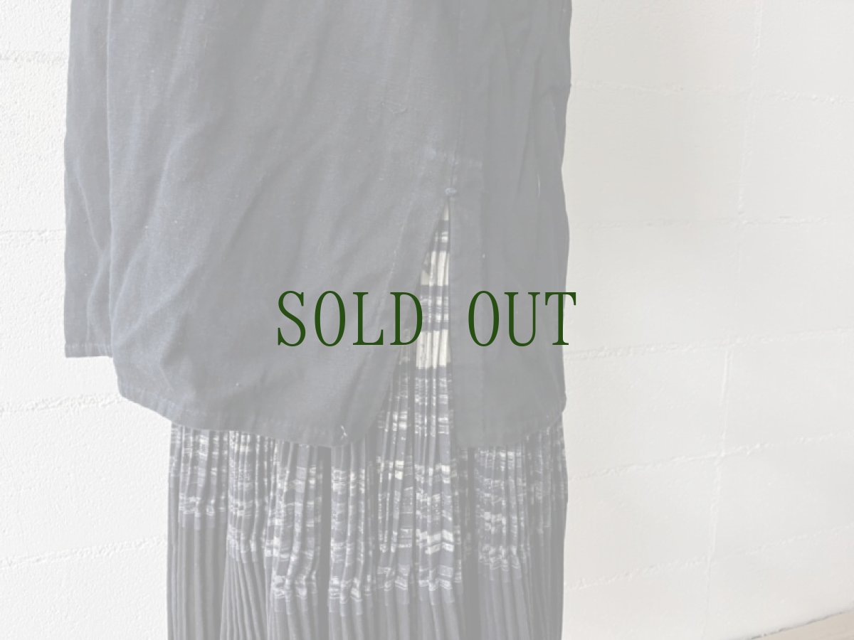 画像14: 雲南省金平県瑶族（jing ping yao）ヤオ族藍染ジャケット（綿麻製・ユニセックス）ビンテージ (14)