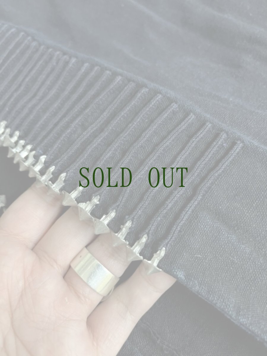 画像9: 雲南省金平県瑶族（jing ping yao）ヤオ族藍染ジャケット（綿麻製・ユニセックス）ビンテージ (9)