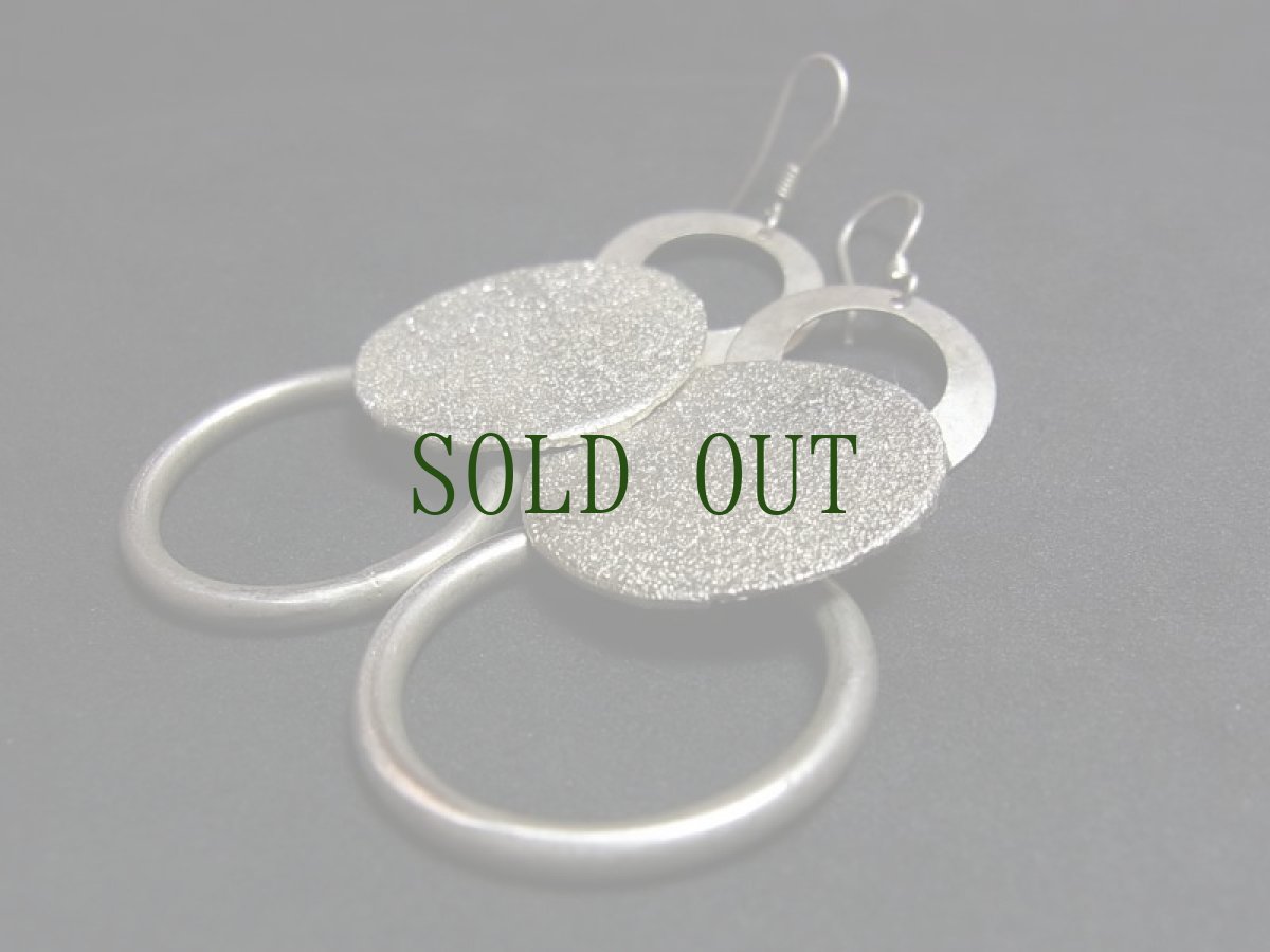 画像3: 貴州苗族（ミャオ族）の苗銀製トライバルピアス　 (3)