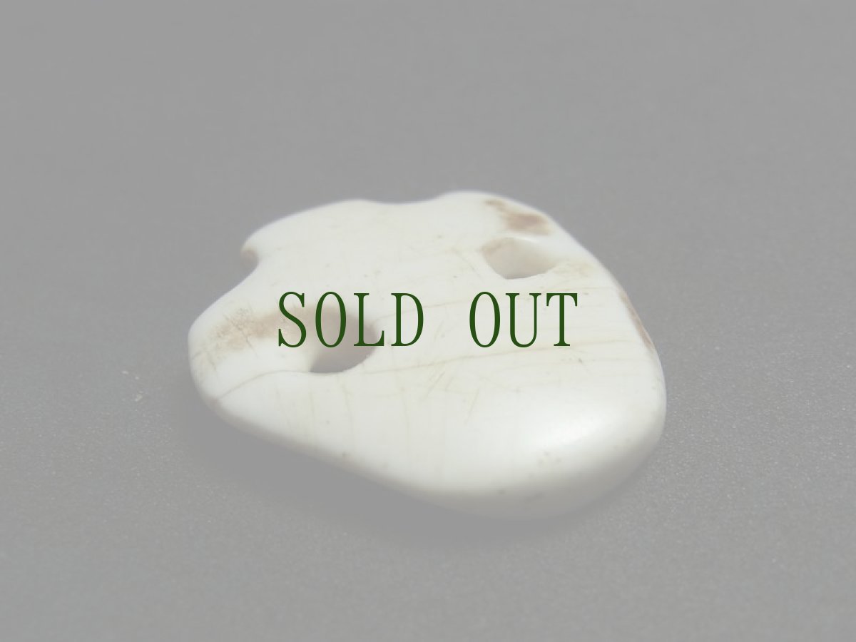 画像3: チベット密教 マニコロ・トゥン（シャンカ・砗磲）の御守り・アンティーク (3)