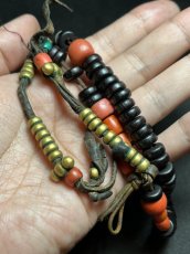 画像6: チベット・老椰子玉とカウンター、シェルパコーラルの御数珠　(TIbetan old palm beads  mala )　 (6)
