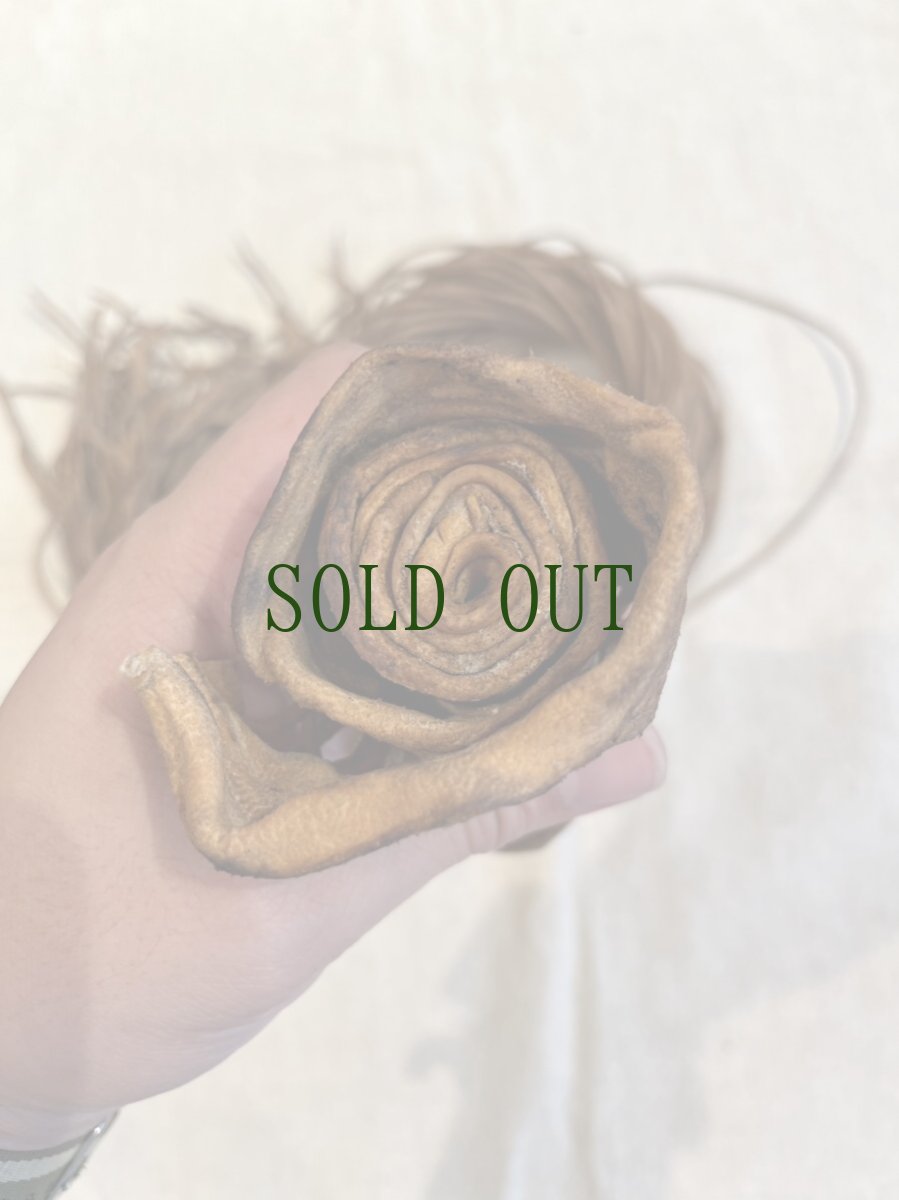 画像4: チベット　ヤクの革紐　1本売り（切り売り）　 (4)