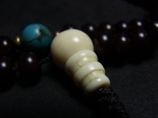 画像7: 菩提根のチベット念珠（Tibetan old bodhi roots mala）　カム・チベット (7)