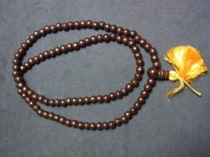 画像4: 木珠（Tibetan wood beads MALA）の108珠念珠　6mm玉 (4)