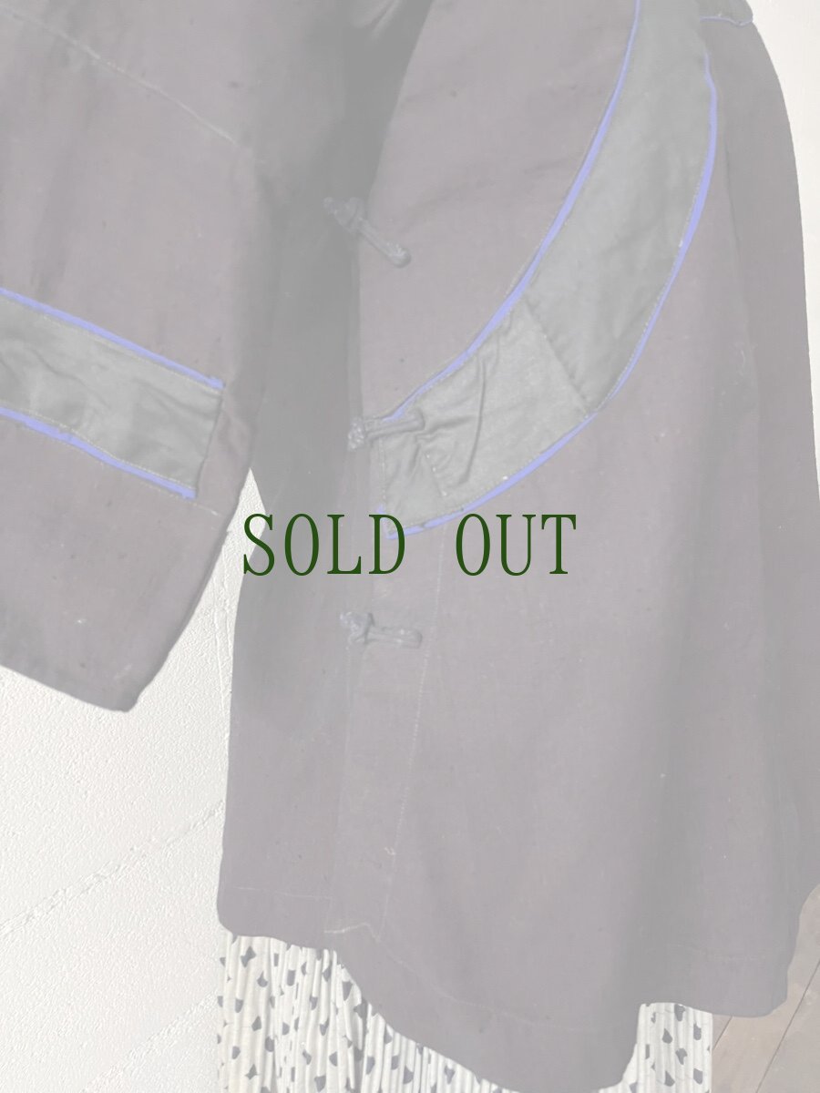 画像7: 貴州省 黔東苗族（ミャオ族） 　木綿・藍染 上衣（ビンテージ）　 (7)