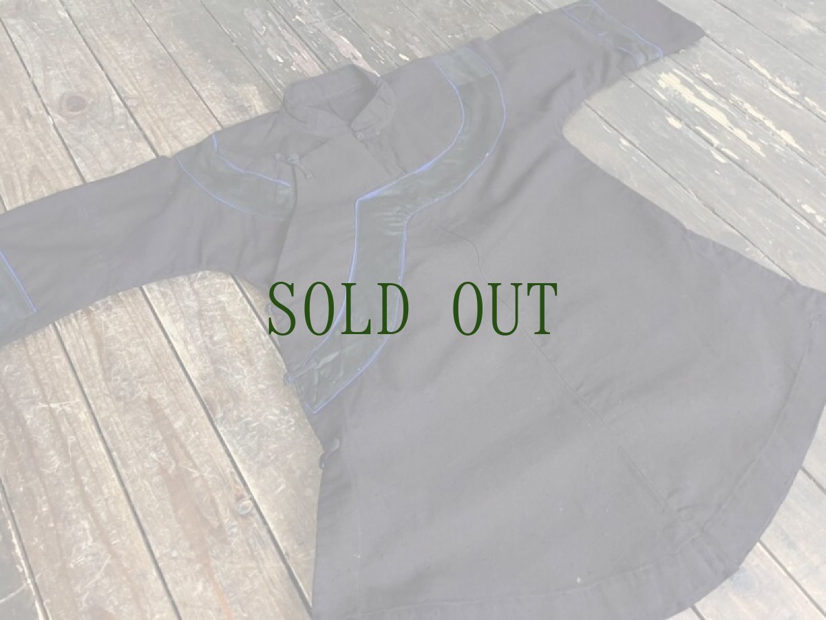 画像12: 貴州省 黔東苗族（ミャオ族） 　木綿・藍染 上衣（ビンテージ）　 (12)