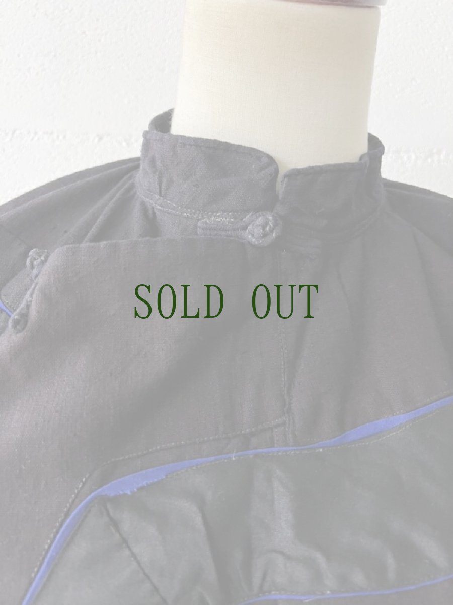 画像5: 貴州省 黔東苗族（ミャオ族） 　木綿・藍染 上衣（ビンテージ）　 (5)