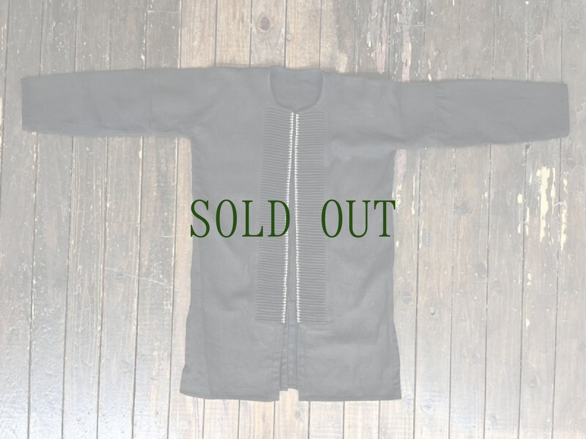 画像11: 雲南省金平県瑶族（jing ping yao）ヤオ族藍染ジャケット（綿麻製・ユニセックス）ビンテージ (11)