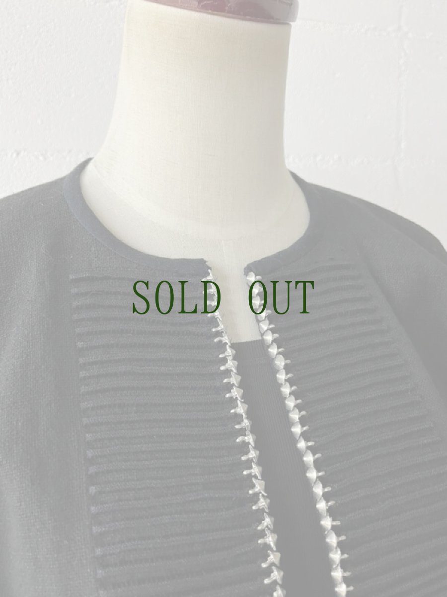 画像4: 雲南省金平県瑶族（jing ping yao）ヤオ族藍染ジャケット（綿麻製・ユニセックス）ビンテージ (4)