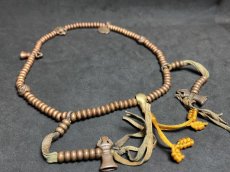 画像1: 銅珠のチベット念珠（Tibetan  mala　made of bronze beads）　 (1)