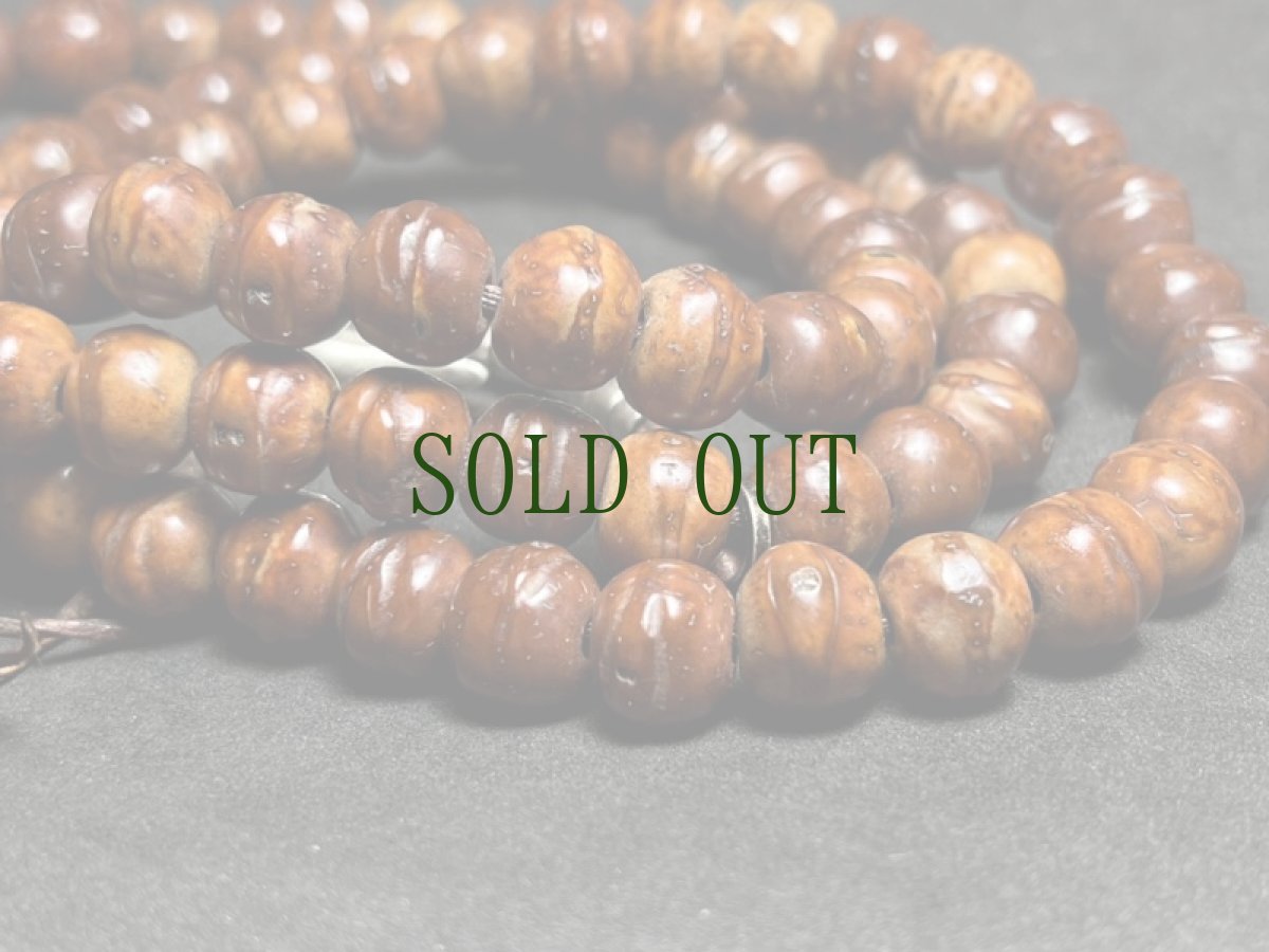 画像9: 10mm珠　老鳳眼菩提樹の108玉念珠　(Tibetan Buddha Chitta  Mala )　アンティーク　 (9)