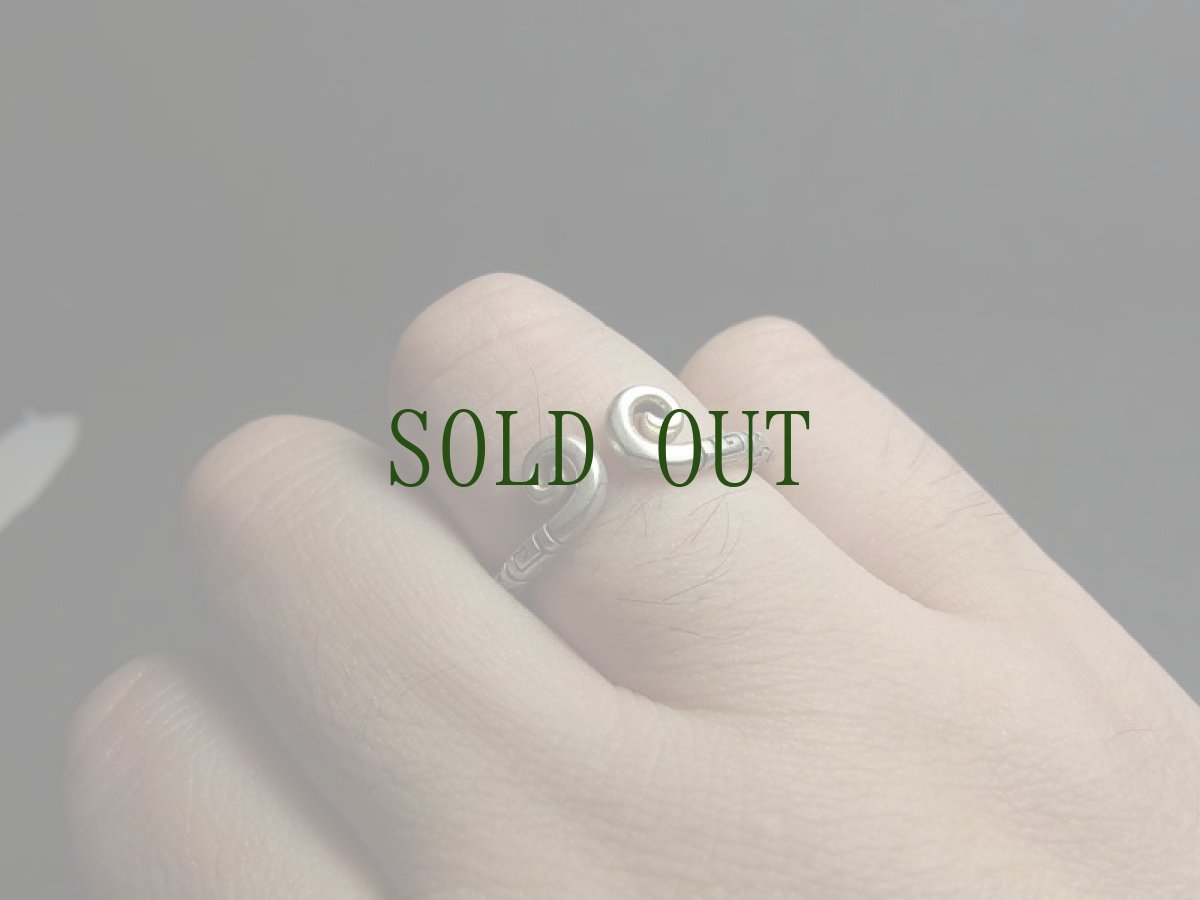 画像6: 貴州ミャオ族のシルバーリング(ミャオ銀)　斉天大聖（孫悟空）の緊箍児呪 (6)