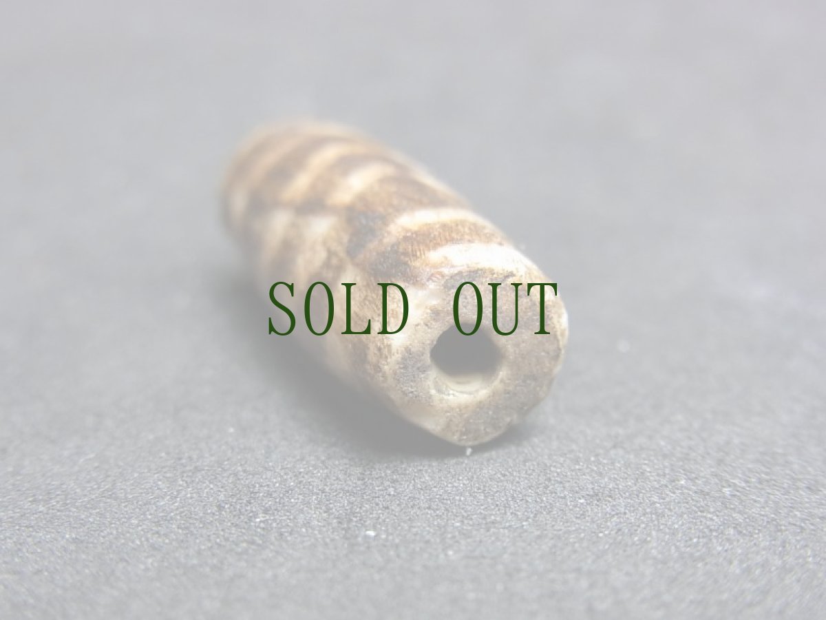 画像3: ミゾラムのパムテックビーズ（プンテック・pumtek ）Old Puntek bead Mizzoram Burma (3)