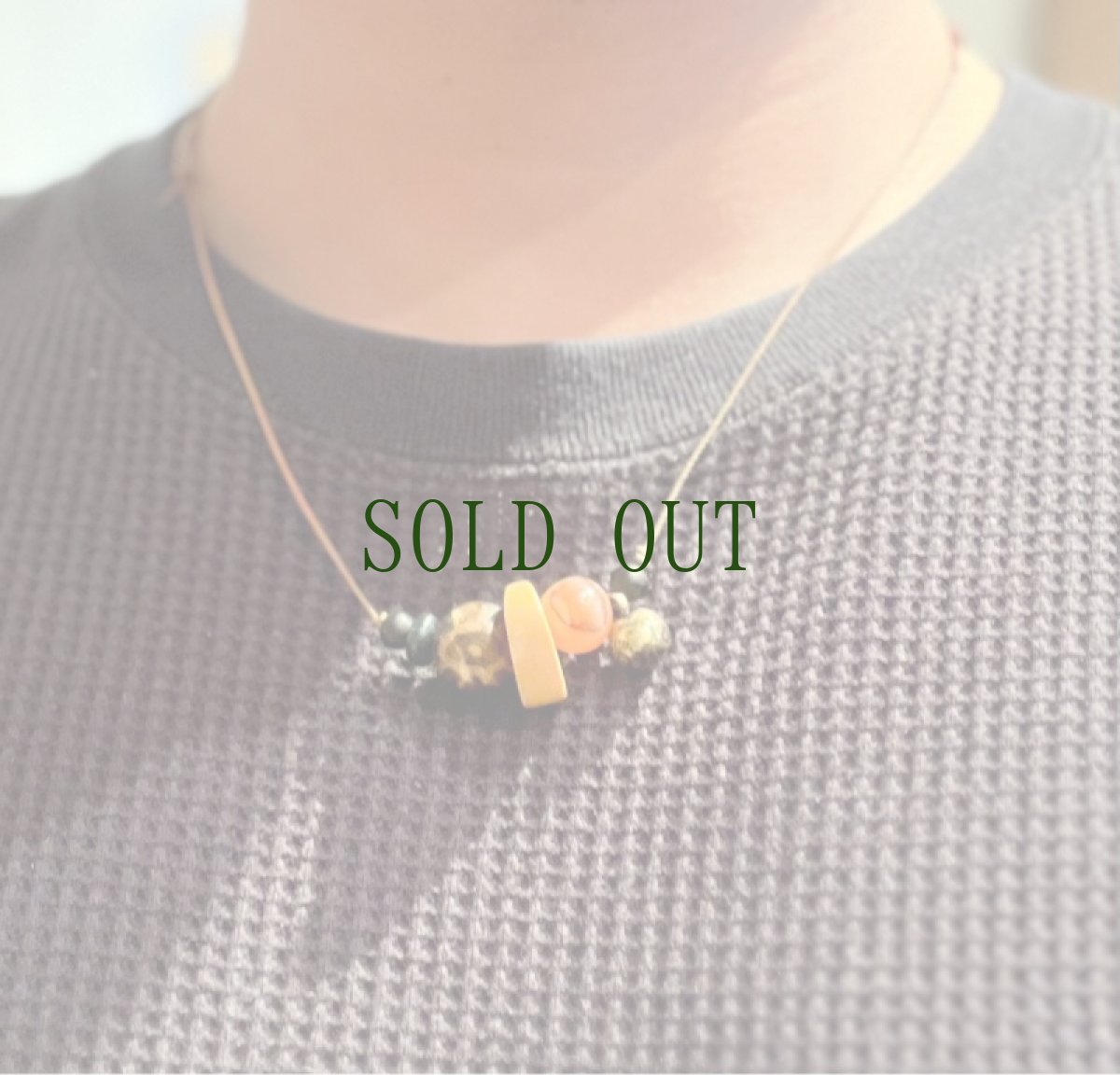 画像8: チベタンアンバー(老蜜蜡・Tibetan old amber)とミゾラムのパムテックビーズ（pumtek）、ペマラカの首飾り  (8)