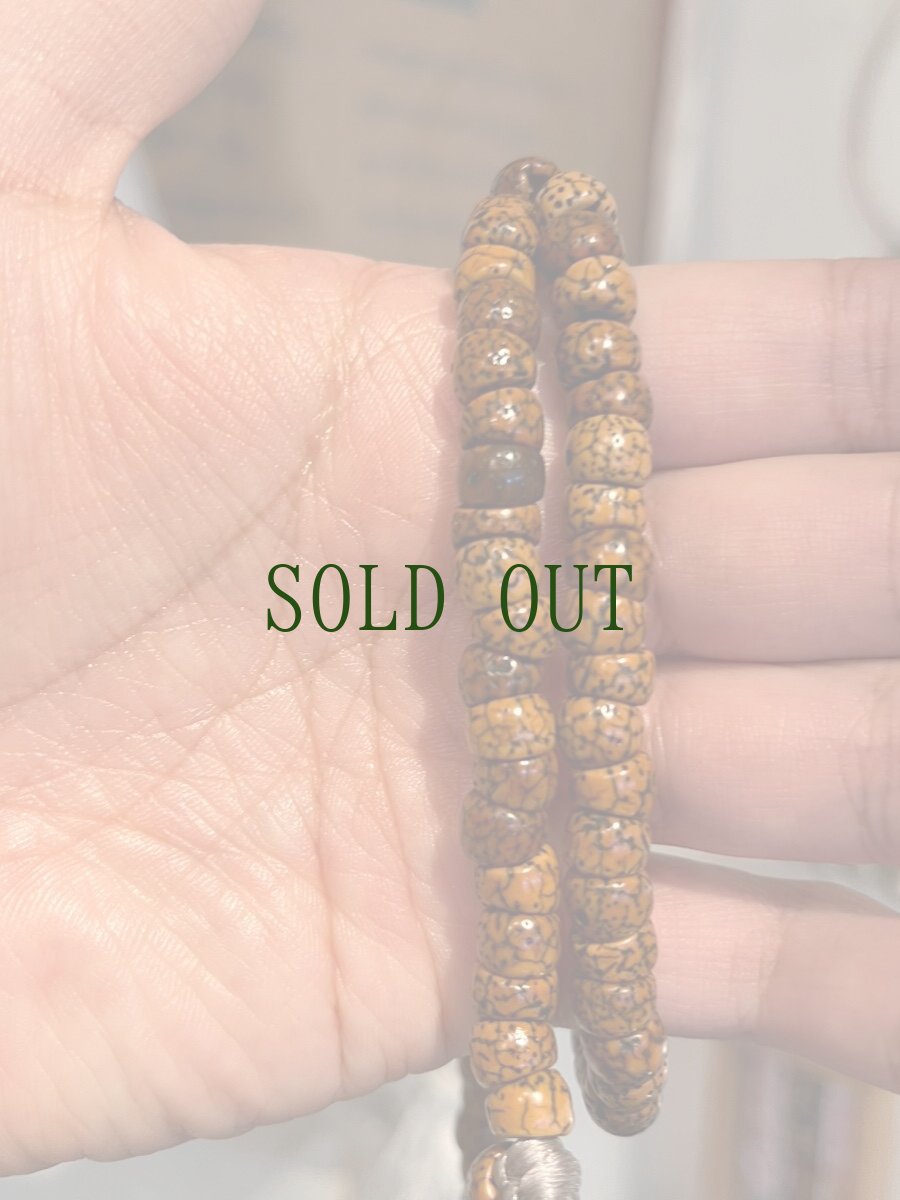 画像7: チベット　星月菩提樹の御数珠　( TIbetan star&moon bodhi seed mala )　 (7)