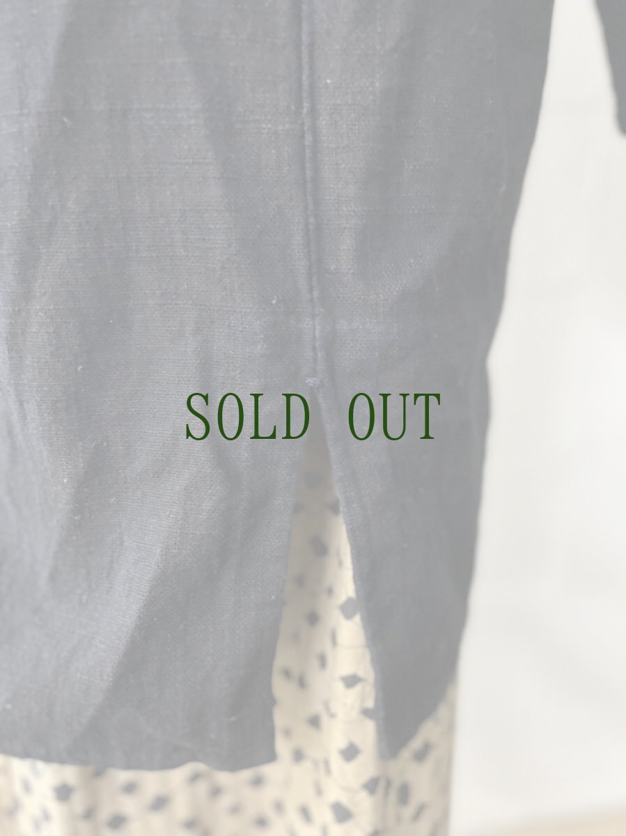 画像6: 雲南省金平県瑶族（jing ping yao）ヤオ族藍染ジャケット（綿麻製・ユニセックス）ビンテージ (6)