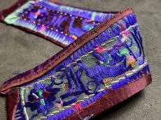 画像8: 貴州省・雲南省　苗族（ミャオ族）の剪紙破線繍/ Split thread stitch  of  Miao (8)