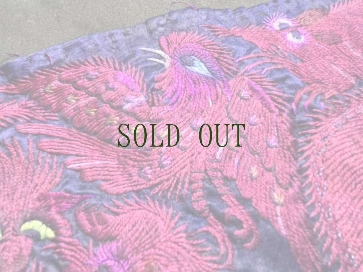 画像7: 貴州省・雲南省 苗族(ミャオ族)の刺繍古裂 old embroidery of  Miao  (7)