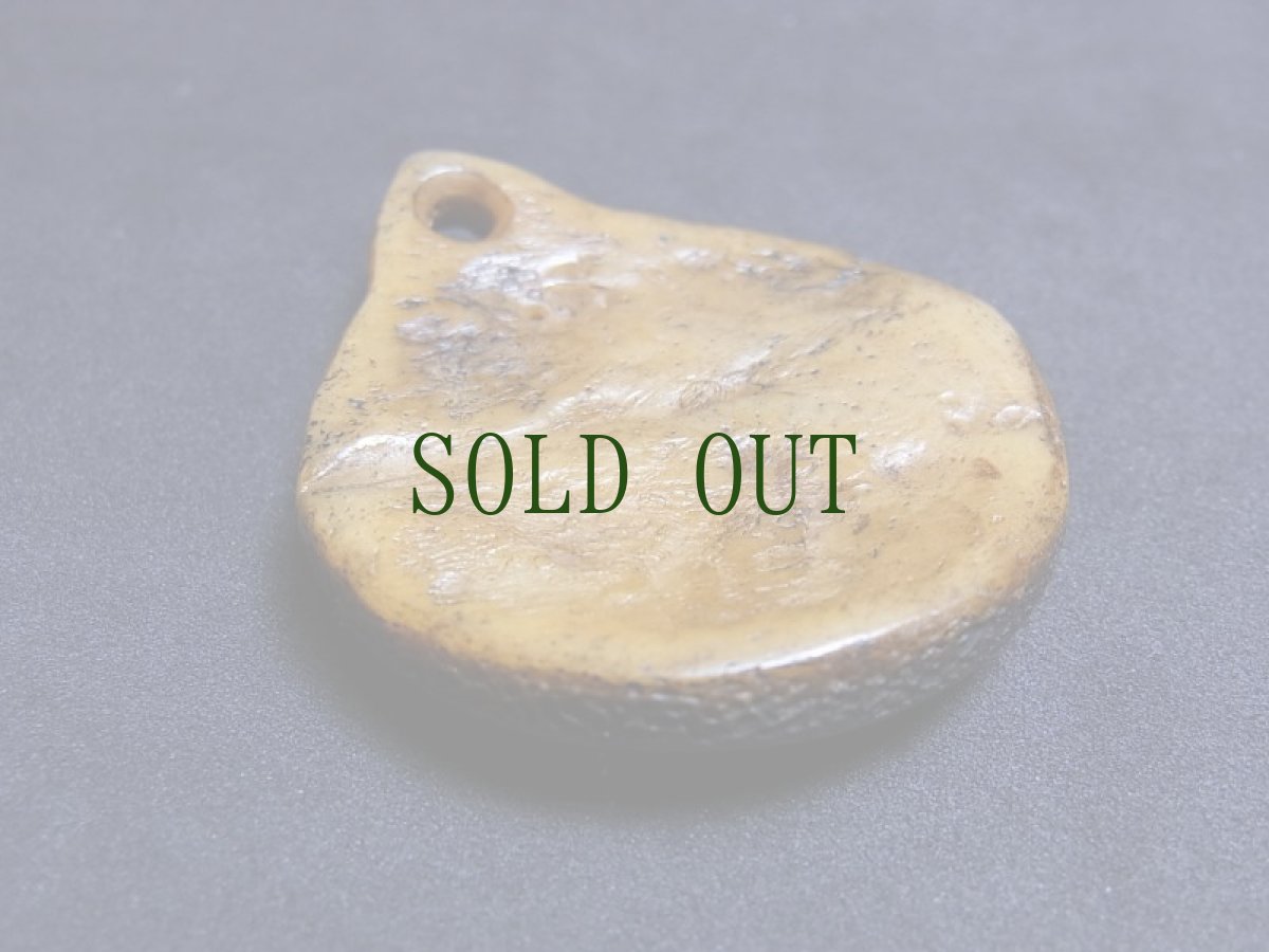 画像5: カパラの根付　ダブルドルジェ・羯磨金剛杵　(tibetan old kapala )　チベット密教法具 (5)