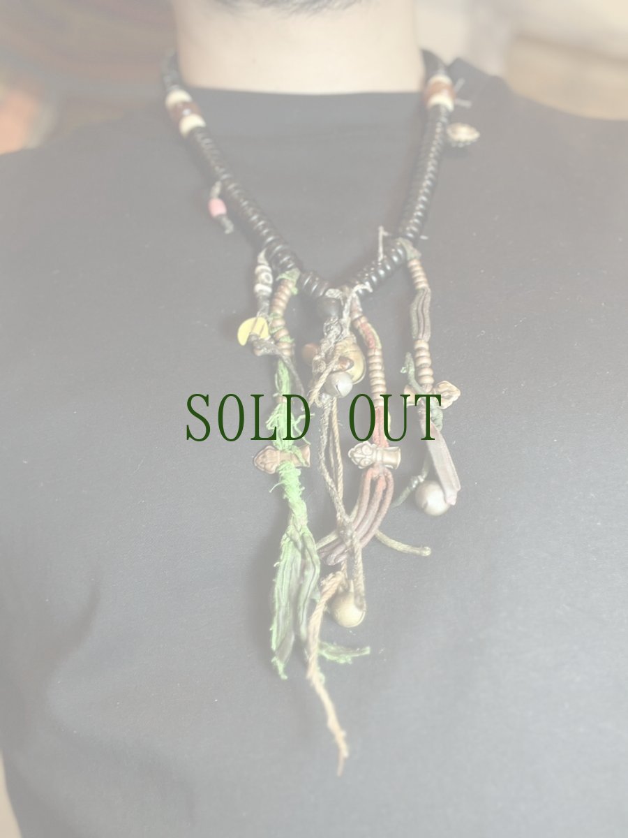 画像18: チベット・老椰子玉とカウンター、天珠の御数珠　(TIbetan old palm beads  mala )　104玉 (18)