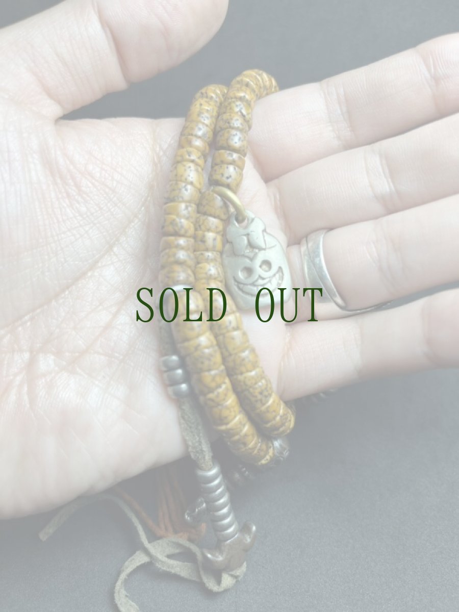 画像11: チベット　星月菩提樹の御数珠　( TIbetan star&moon bodhi seed mala )　カウンター・スペーサー付き (11)