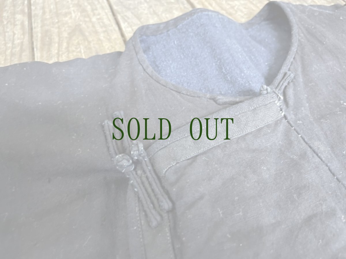 画像13: 貴州省侗族( Dong tribe /トン族)　木綿・藍染め上衣　（ビンテージ）　 (13)