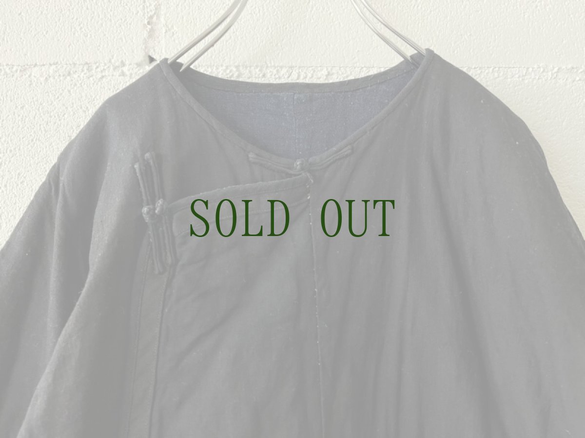 画像3: 貴州省侗族( Dong tribe /トン族)　木綿・藍染め上衣　（ビンテージ）　 (3)