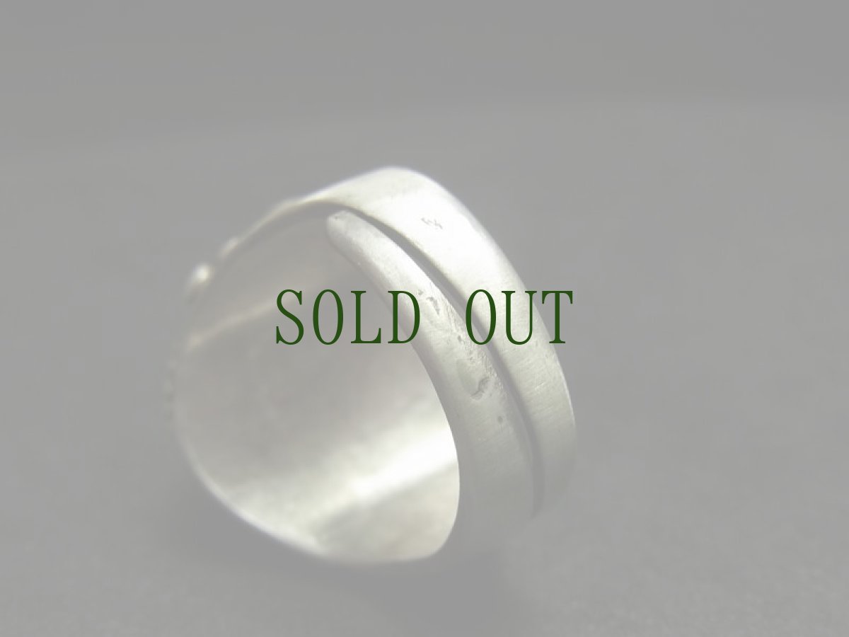 画像4: Tibetan old turquoise ring　チベタン天然ターコイズ(yu)のシルバーリング　 (4)