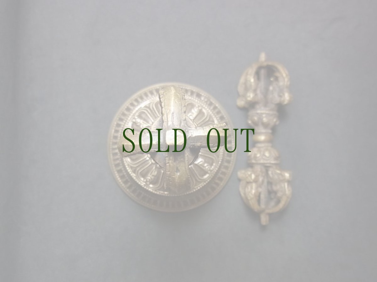 画像11: ティルブとドルジェ（チベット密教法具）（金剛鈴・ガンターと金剛杵・ヴァジュラ)　と専用箱　 (11)