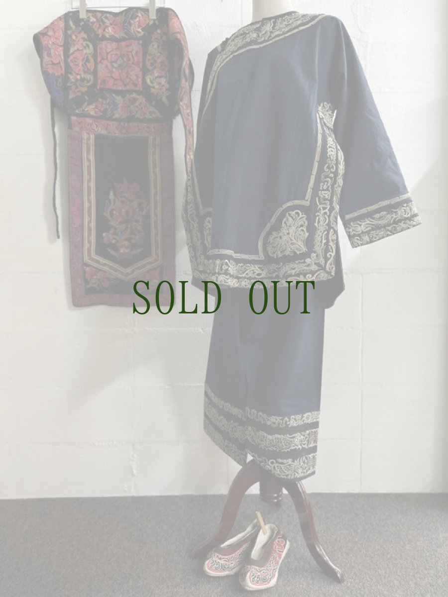 画像17: 貴州省三都水族(shui ・スイ族)民族衣装 上下一式 (17)