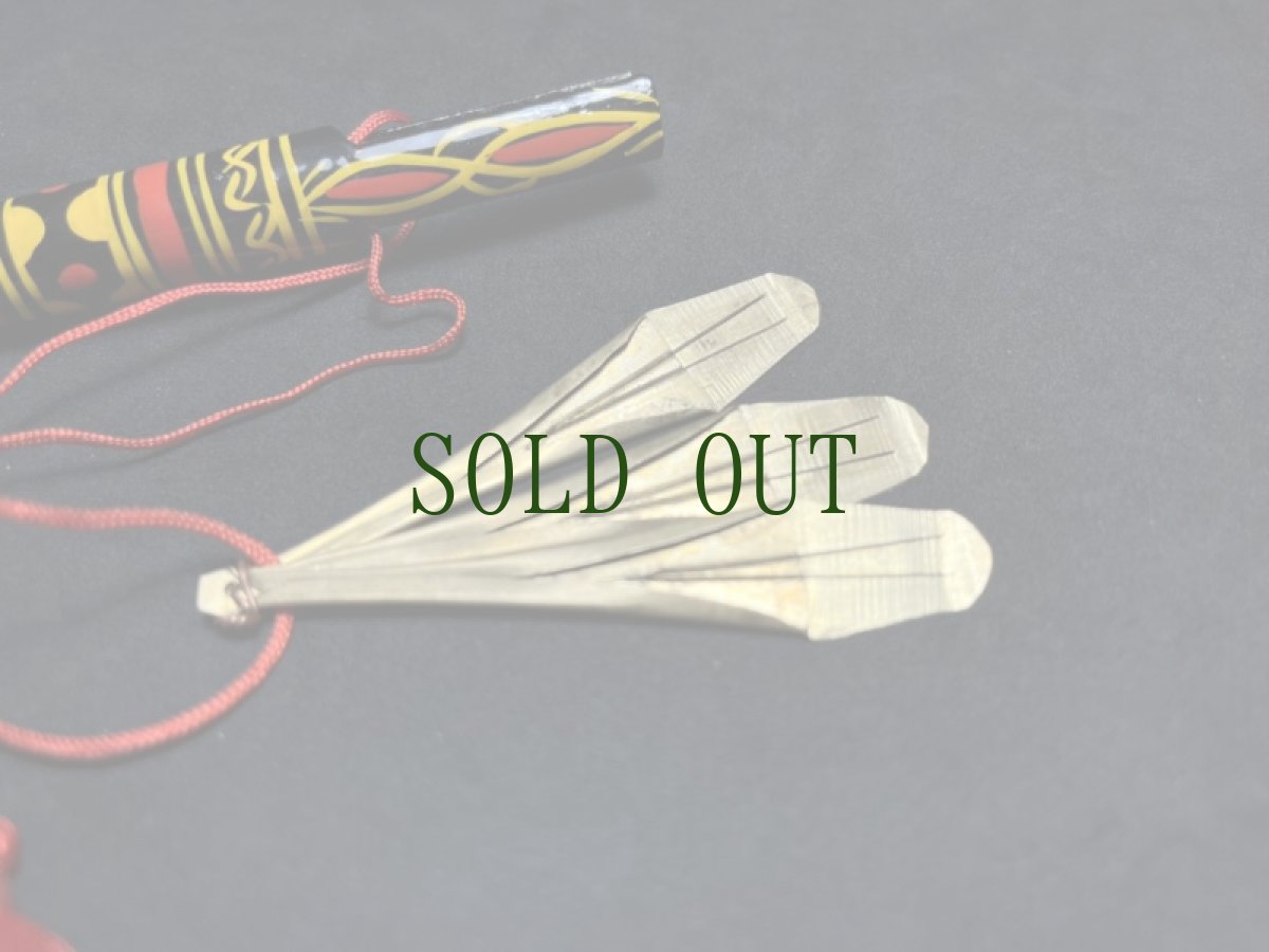 画像2: イ族・涼山彝族( Traditional Jaw Harp of  liang  shan YI )口琴・三枚弁 民族楽器 (2)