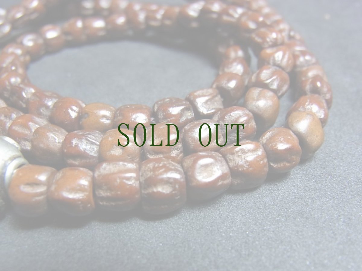 画像5: 老百香子菩提樹の御数珠　(Old tibetan mala bai xiang zi)　6mm珠　114玉 (5)