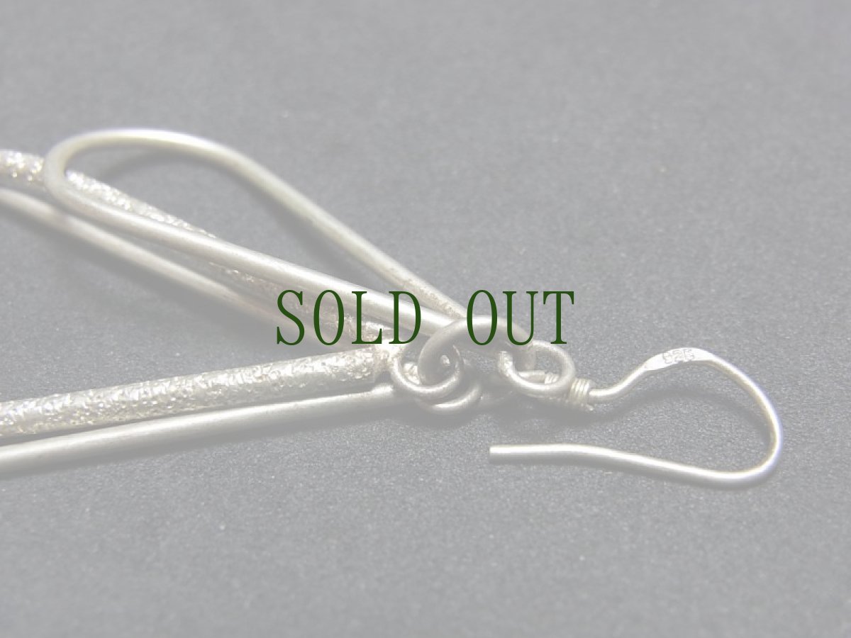 画像4: 貴州苗族（ミャオ族）の苗銀製トライバルピアス　 (4)