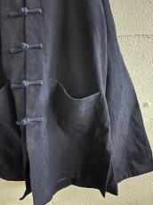 画像4: 本藍染　カンフージャケット・改（ドロップショルダー）　貴州省ミャオ族　手紬手織り木綿　 (4)