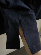 画像8: 本藍染　カンフージャケット・改（ドロップショルダー）　貴州省ミャオ族　手紬手織り木綿　 (8)