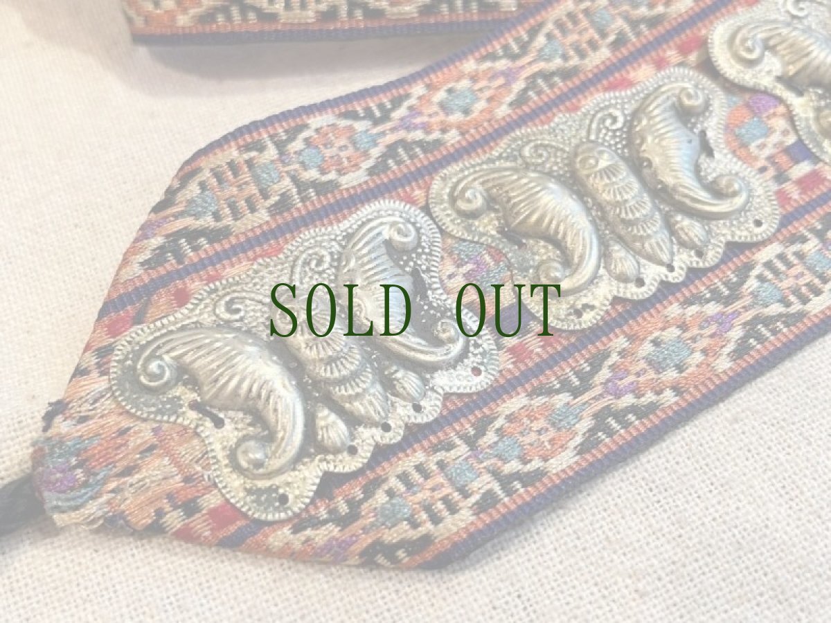 画像8: 貴州省ミャオ族のハレ着用、飾りベルト (8)