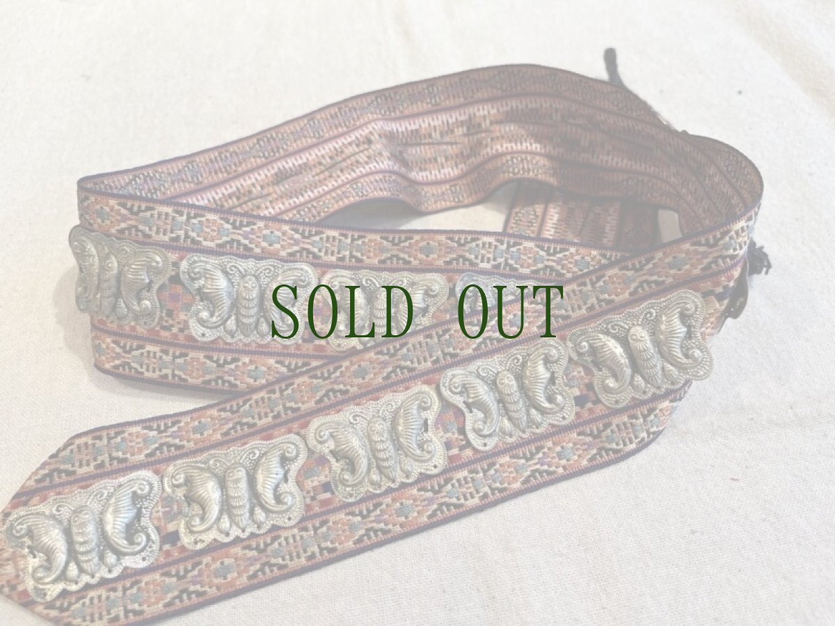 画像7: 貴州省ミャオ族のハレ着用、飾りベルト (7)