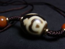 画像4: ジービーズ（dzi pum pa）宝瓶天珠と瑪瑙の首飾り (4)