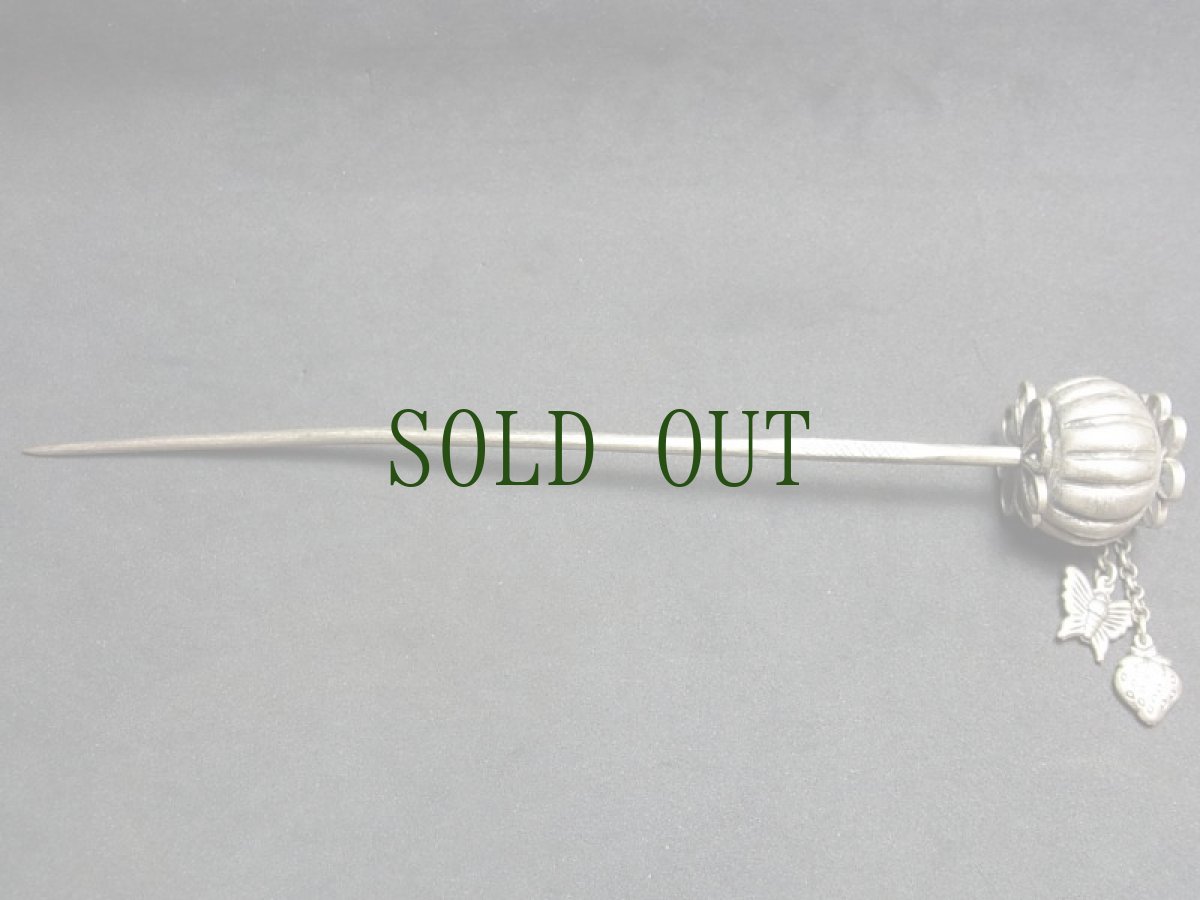 画像8: 貴州省苗族（ミャオ族）の髪留め（かんざし、发夹）（苗銀） (8)