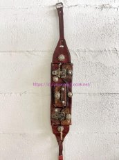 画像4: Old Tibetan  leather waist pouch  （チベットの装身具・革製ウエストパック）　アンティーク (4)